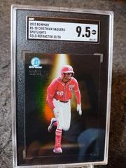 Cristhian Vaquero [Gold] #BS-20 Baseball Cards 2023 Bowman Spotlights Prices