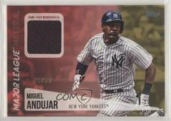 Miguel Andujar [Gold] #MA Baseball Cards 2019 Topps Major League Material Prices