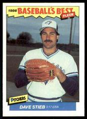 Dave Stieb #37 Baseball Cards 1986 Fleer Baseball's Best Prices