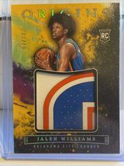 Jalen Williams [Gold] #78 Basketball Cards 2022 Panini Origins Prices
