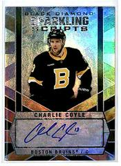 Charlie Coyle Hockey Cards 2022 Upper Deck Black Diamond Sparkling Scripts Prices