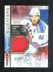 Jaromir Jagr Hockey Cards 2021 SP Game Used Inked Sweaters Autograph Prices