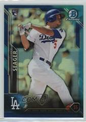 Corey Seager [Blue Refractor] #40 Baseball Cards 2016 Bowman Chrome Prices
