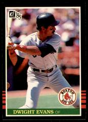 Dwight Evans #294 Baseball Cards 1985 Donruss Prices