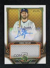 Chris Taylor #ASJR-CT Baseball Cards 2022 Topps Triple Threads Single Jumbo Relics Autographs Prices