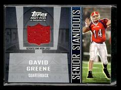 David Greene Football Cards 2005 Topps Draft Picks & Prospects Senior Standout Jersey Prices