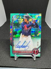Carlos Aguiar [Aqua] Baseball Cards 2022 Bowman Chrome Sapphire Autographs Prices