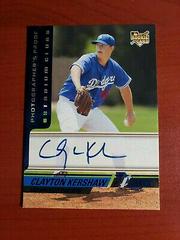Clayton Kershaw [Photographer's Proof Blue Autograph] Baseball Cards 2008 Stadium Club Prices