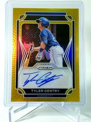 Tyler Gentry [Gold Prizm] #34 Baseball Cards 2021 Panini Prizm Draft Picks Autographs Prices
