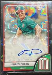Jarren Duran [Black Difractor] #AV-JD Baseball Cards 2023 Topps World Classic Autographs Prices
