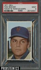 Tom Seaver Baseball Cards 1971 Dell Today's Team Stamps Prices