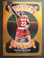 Clyde Drexler [Orange] #15 Basketball Cards 2021 Panini Donruss Optic Winner Stays Prices