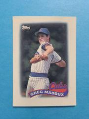 Greg Maddux Baseball Cards 1989 Topps Mini League Leaders Prices