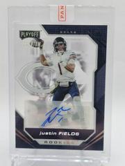 Justin Fields [Autograph] #PMR-8 Football Cards 2021 Panini Chronicles Playoff Momentum Rookies Prices