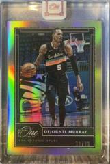 Dejounte Murray Basketball Cards 2020 Panini One and One Prices