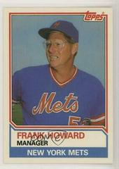 Frank Howard #47T Baseball Cards 1983 Topps Traded Prices