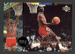 Michael Jordan Decade of Dominance #J3 Basketball Cards 1994 Upper Deck MJ Rare Air Prices
