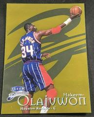 Hakeem Olajuwon Gold #91G Basketball Cards 1998 Fleer Brilliants Prices