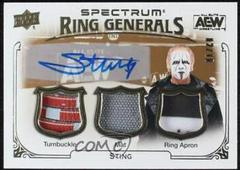 Sting [Autograph] #RL-13 Wrestling Cards 2021 Upper Deck AEW Spectrum Ring Generals Relics Prices