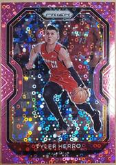 Tyler Herro [Fast Break Pink Prizm] #218 Basketball Cards 2020 Panini Prizm Prices