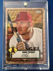 Mike Trout [Rose Gold Wave] Baseball Cards 2021 Topps Chrome Platinum Anniversary Prices