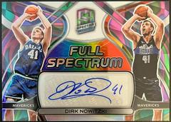 Dirk Nowitzki [Marble] #FSS-DNW Basketball Cards 2021 Panini Spectra Full Spectrum Signatures Prices