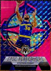 Stephen Curry [Pink Fluorescent] #1 Basketball Cards 2022 Panini Mosaic Epic Performers Prices