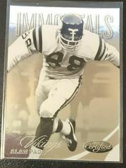 Alan Page #151 Football Cards 2012 Panini Certified Prices
