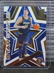Nikola Jokic [Blue] #9 Basketball Cards 2022 Panini Donruss Elite Star Status Prices