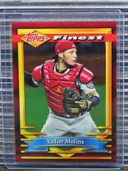 Yadier Molina [Red Refractor] #12 Baseball Cards 2021 Topps Finest Flashbacks Prices