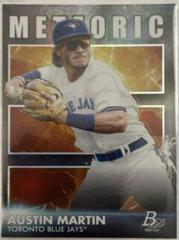 Austin Martin #MET-2 Baseball Cards 2021 Bowman Platinum Meteoric Prices