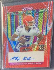 Anthony Richardson [Mojo Red] #T-AR1 Football Cards 2023 Leaf Vivid Autographs Technicolor Prices