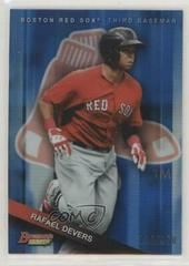 Rafael Devers [Blue Refractor] Baseball Cards 2015 Bowman's Best Top Prospects Prices