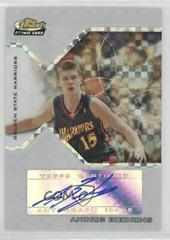 Andris Biedrins [Gold XFractor Autograph] #187 Basketball Cards 2004 Finest Prices