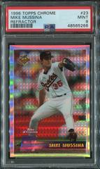 Mike Mussina [Refractor] #23 Baseball Cards 1996 Topps Chrome Prices