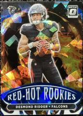 Desmond Ridder [Ice] Football Cards 2022 Panini Donruss Optic Red Hot Rookies Prices