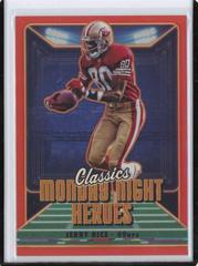 Jerry Rice [Red] #MN-4 Football Cards 2022 Panini Classics Monday Night Heroes Prices