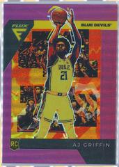 AJ Griffin [Purple] #5 Basketball Cards 2022 Panini Chronicles Draft Picks Flux Prices