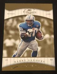 Barry Sanders #167 Football Cards 2001 Panini Donruss Classics Prices