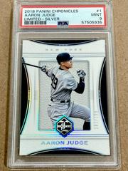 Aaron Judge [Silver] #1 Baseball Cards 2018 Panini Chronicles Limited Prices