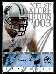 Casey Moore #109 Football Cards 2003 SP Signature Prices