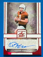 Quinn Ewers [Red Spectrum] #BA-QE1 Football Cards 2022 Leaf Ultimate Draft Autographs Prices