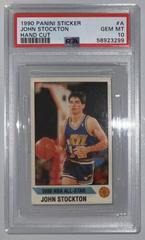 John Stockton #A Basketball Cards 1990 Panini Sticker Prices