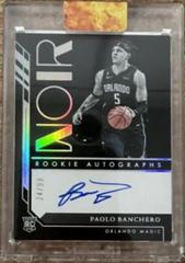Paolo Banchero [Autograph] #390 Basketball Cards 2022 Panini Noir Prices
