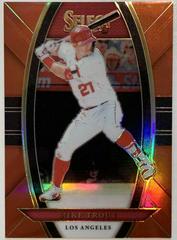 Mike Trout [Red] #18 Baseball Cards 2018 Panini Chronicles Select Prices