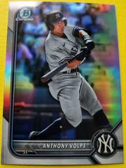 Anthony Volpe [Refractor] Baseball Cards 2022 Bowman Draft Chrome Prices