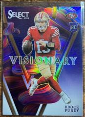Brock Purdy #VIS-21 Football Cards 2022 Panini Select Visionary Prices