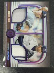 Gerrit Cole, Aroldis Chapman [Purple] Baseball Cards 2022 Topps Tribute Dual Relics 2 Prices