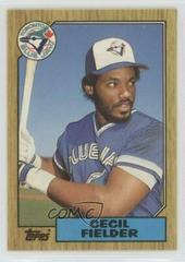 Cecil Fielder #178 Baseball Cards 1987 Topps Tiffany Prices