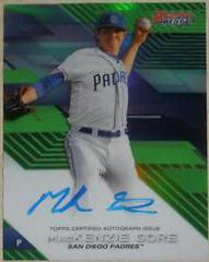 MacKenzie Gore [Green Refractor] #B17-MG Baseball Cards 2017 Bowman's Best of Autograph Prices